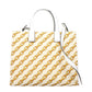 Beige Fabric Handbag