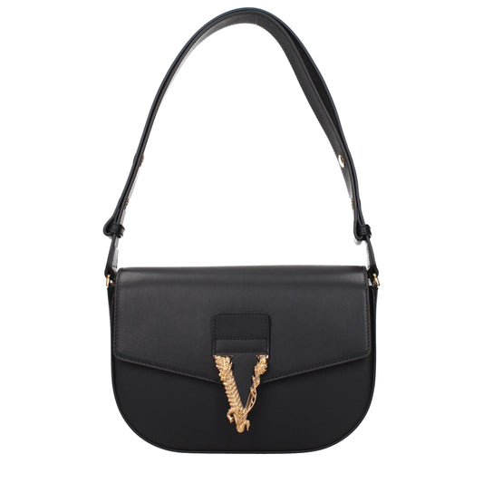 Black Leather Crossbody Bag