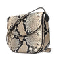 Beige Leather Crossbody Bag