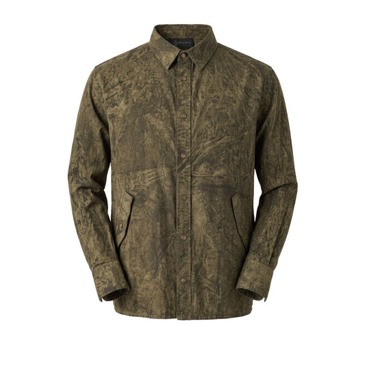 Green Viscose Men's Shirt
