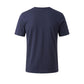 Blue Cotton Men T-shirt