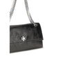 Black Suede Leather Shoulder Bag