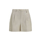 Beige Polyamide Bermuda Shorts