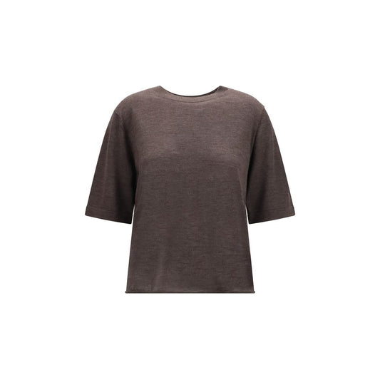 Brown Cashmere T-Shirt