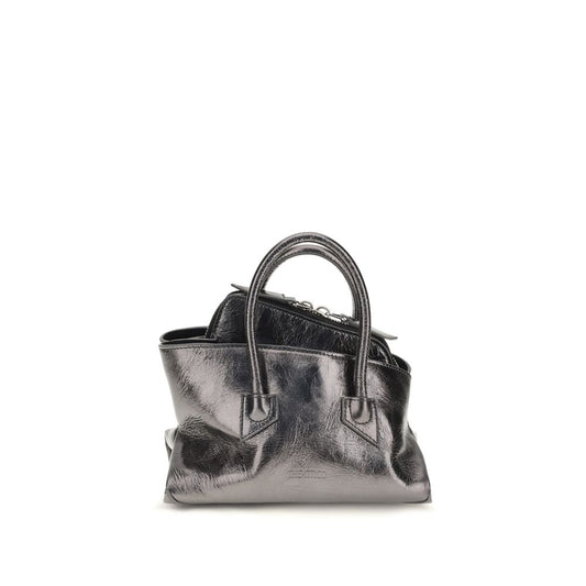 Gray Calf Leather Bos Taurus Handbag