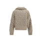 Beige Wool Oves Aries Cardigan