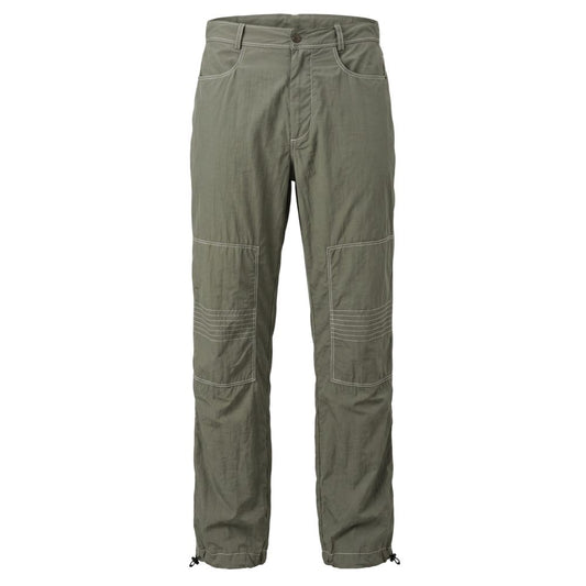 Green Fabric Men Pant