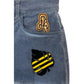 Blue Cotton Women Shorts