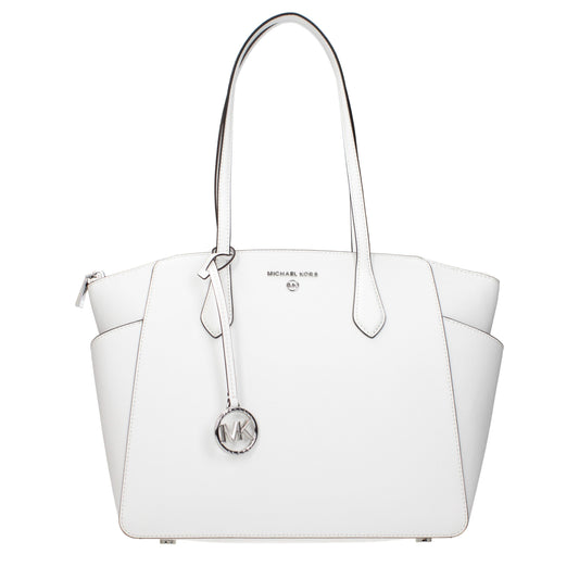White Leather Shoulder Bag
