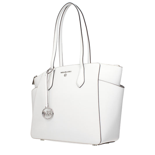 White Leather Shoulder Bag