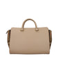 Beige Leather Handbag
