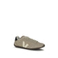 Beige Suede Leather Low Top Sneakers
