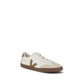 Beige Calf Leather Bos Taurus Athletic Sneakers