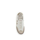 Beige Calf Leather Bos Taurus Athletic Sneakers