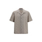 Beige Cotton Pattern Shirt