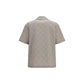 Beige Cotton Pattern Shirt
