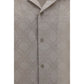 Beige Cotton Pattern Shirt