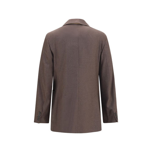 Brown Cashmere Blazer