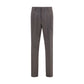 Gray Viscose Dress Pants