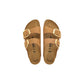 Brown Leather Flat Sandals