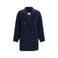 Blue Wool Oves Aries Full-Length Jacket