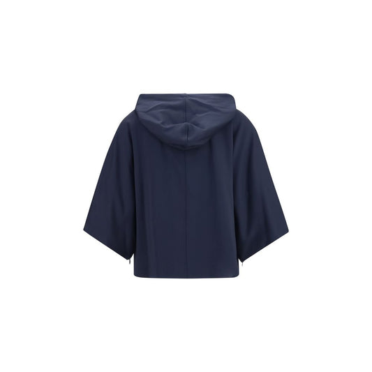 Blue Polyamide Sweatshirt
