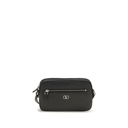 Black Calf Leather Bos Taurus Shoulder Bag
