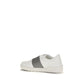 Silver Calf Leather Bos Taurus Low Top Sneakers