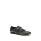 Black Calf Leather Bos Taurus Slip-On Loafers