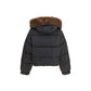 Brown Goose Down Full-Length Jacket