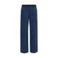 Blue Cotton Chino Pants