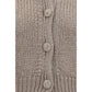 Beige Silk Cardigan