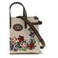 Beige Linen Shoulder Bag