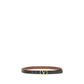Black Calf Leather Bos Taurus Belt