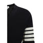 Black Wool Oves Aries Cardigan