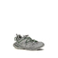 Gray Polyethylene Athletic Sneakers