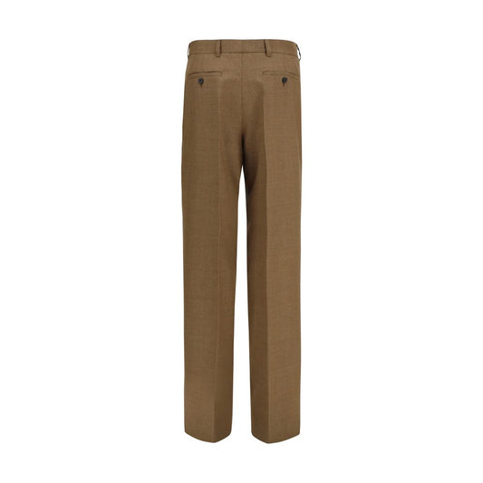 Brown Wool Oves Aries Dress Pants