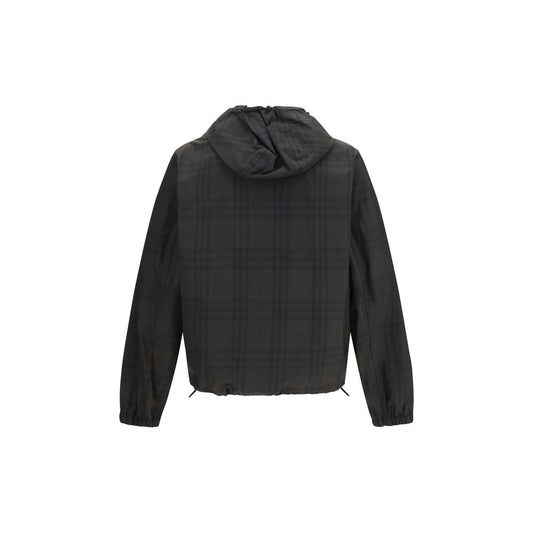 Brown Cotton Shell Jacket