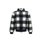 Gray Polyester Full-Length Jacket