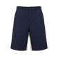 Blue Polyester Men's Short