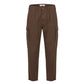 Brown Cotton Men Pant