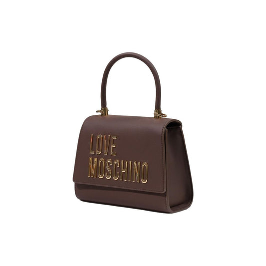 Brown Polyethylene Handbag