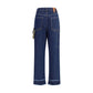 Blue Cotton Jeans Denim