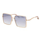 Gold Stainless Steel Sunglasses