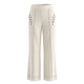 White Cotton Women's Pants