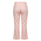 Pink Flax Women Pants