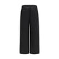 Black Cotton Chino Pants