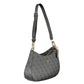 Black Polyurethane Women Handbag
