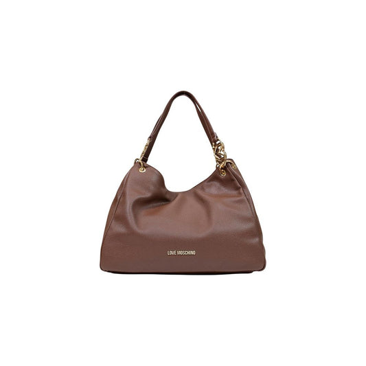 Brown Polyethylene Handbag