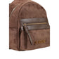 Brown Polyester Backpack